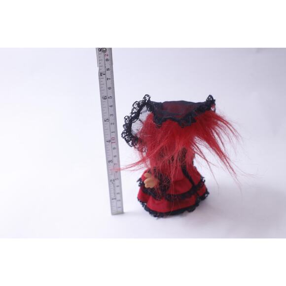 1990s Russ Troll Around the World, Doll, Spain, Flamenco Dancer, Red Dress, - Picture 3 of 3